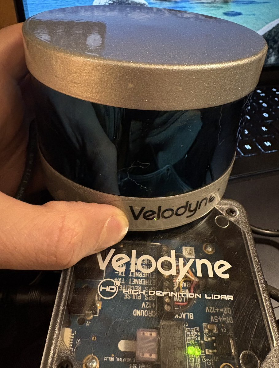 serdar_abali's tweet photo. Managed to snag a dirt-cheap #Velodyne VLP-16!  

Also, turns out Gemini is a great robot designer. 😅 I asked it to turn the Bot6 into a more capable machine, and the result is seen below. I’m pumped and my hands are itching to build!  #UGV #Robotics https://t.co/RCU6Rod5Rg
