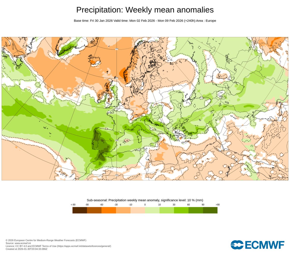 Beunoi76's tweet photo. 🌧 Les conditions perturbées vont se poursuivre pour la première semaine de février. La tendance humide devrait se prolonger durant une bonne partie du mois de février. Aucune séquence anticyclonique n'est envisagée pour l'instant. https://t.co/sII1JpMsL2