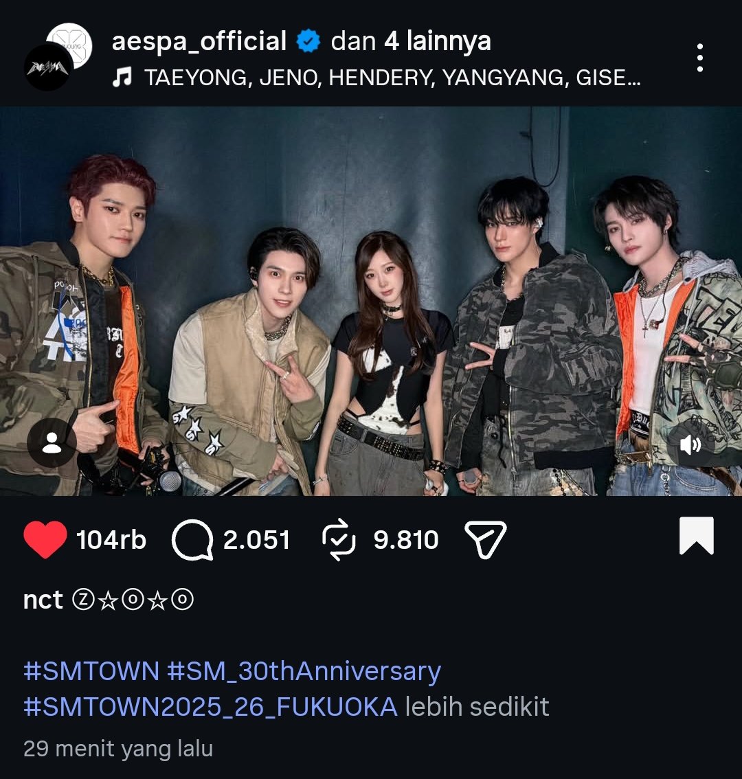 aerichxndxsx's tweet photo. NCT Official Instagram update with #GISELLE and also tagged her Instagram account. https://t.co/iuXPACX0eR