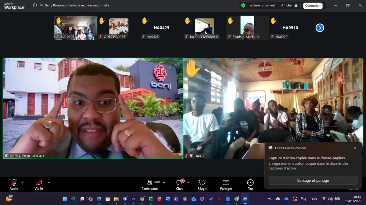 josephvergentz's tweet photo. CDEJ HA-0986 ap di yon gwo mèsi a @marcalainb pou bèl fòmasyon li te fè jodiya pou tout jèn patisipan ki fè pati tout CDEJ yo nan peyi a.
@cdejha0986 bat gwo bravo pou @CompassionHT ki bay jèn CDEJ yo opòtinite pou tande moun nan kominote nou an ki deja fè gwo eksperyans e akonpli bèl bagay. 

Se te yon bèl eksperyans, yon bon kout pous, yon bon ranfòseman, e yon bèl opòtinite ki pral ede jèn yo pran responsablite yo nan fason y ap devlope tèt yo ak kominote yo !

Bravo ! Mèsi 🤝
