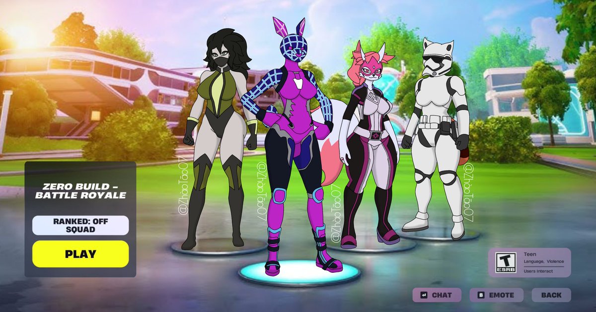 ZhaoTao07's tweet photo. 🇬🇧: Different worlds, different stories, different races, but united by friendship and a desire for victory. They are known as: Cross-Squad
#furry #fortnite #zaterran #rabbit #kitsune #red_panda #crossover https://t.co/A7FCfXZj0d