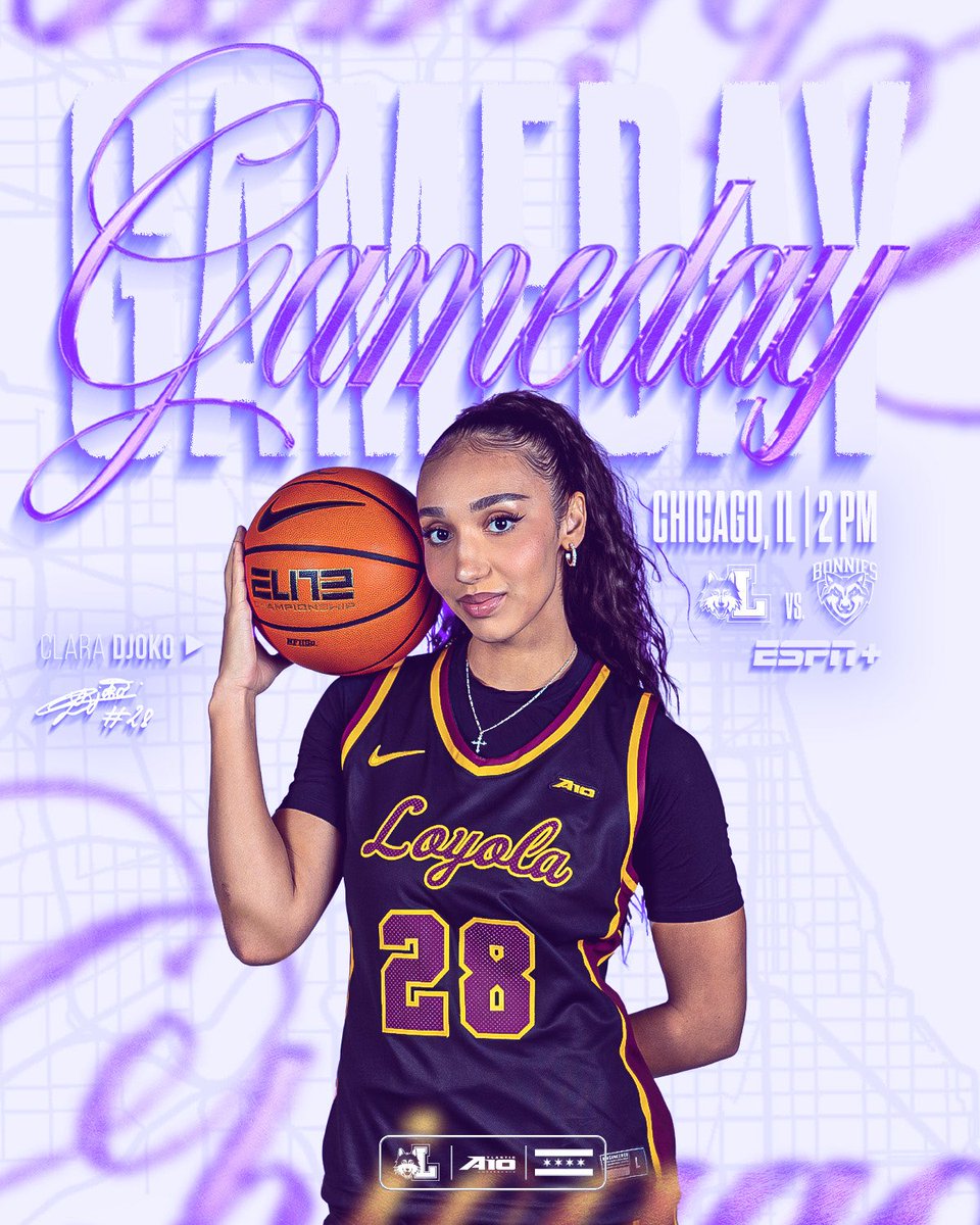 RamblersWBB's tweet photo. Playing for a bigger cause today! 💜

🆚 @BonniesWBB 
📍 Gentile Arena
💜 Alzheimer’s Awareness Game
📺 https://t.co/0z52fAlArU
📊 https://t.co/FljGZha5jT
🎟️ https://t.co/tcKF692qXd
⏰ 2 PM https://t.co/Vfal7nou9P