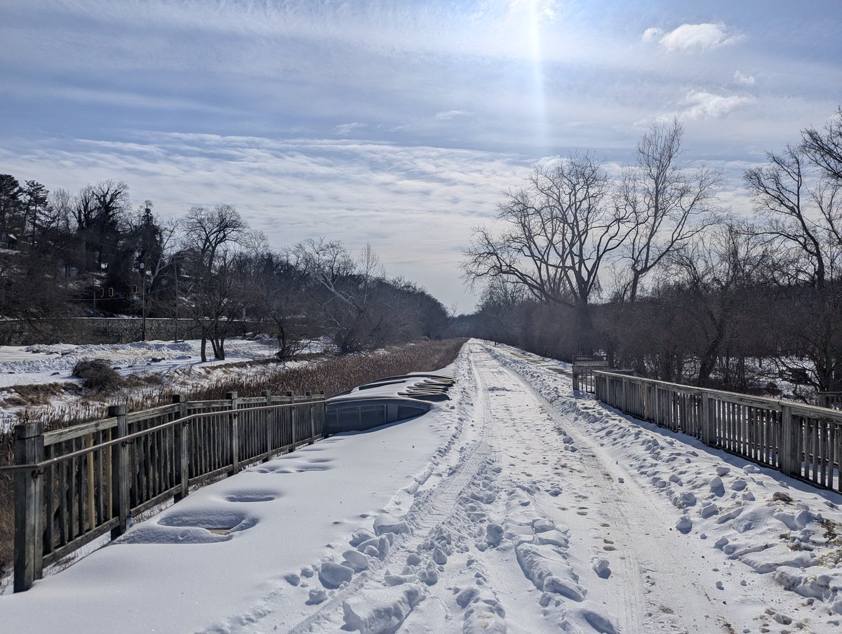 vlckow's tweet photo. Today January 31, 2026 at #C&amp;O channel in #WashingtonDC #potomac #Arctic https://t.co/xxVV6DNwdn