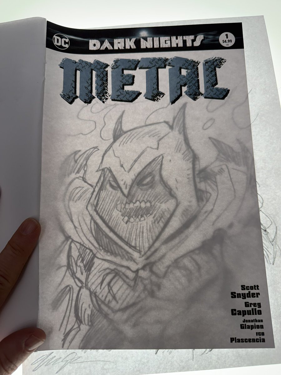Pencil layout for a Batman Metal sketch cover commission. Inkings coming soon. 

Message me today to get on my commission list. 

#batman #batmanmetal #barbatos #sketchcover