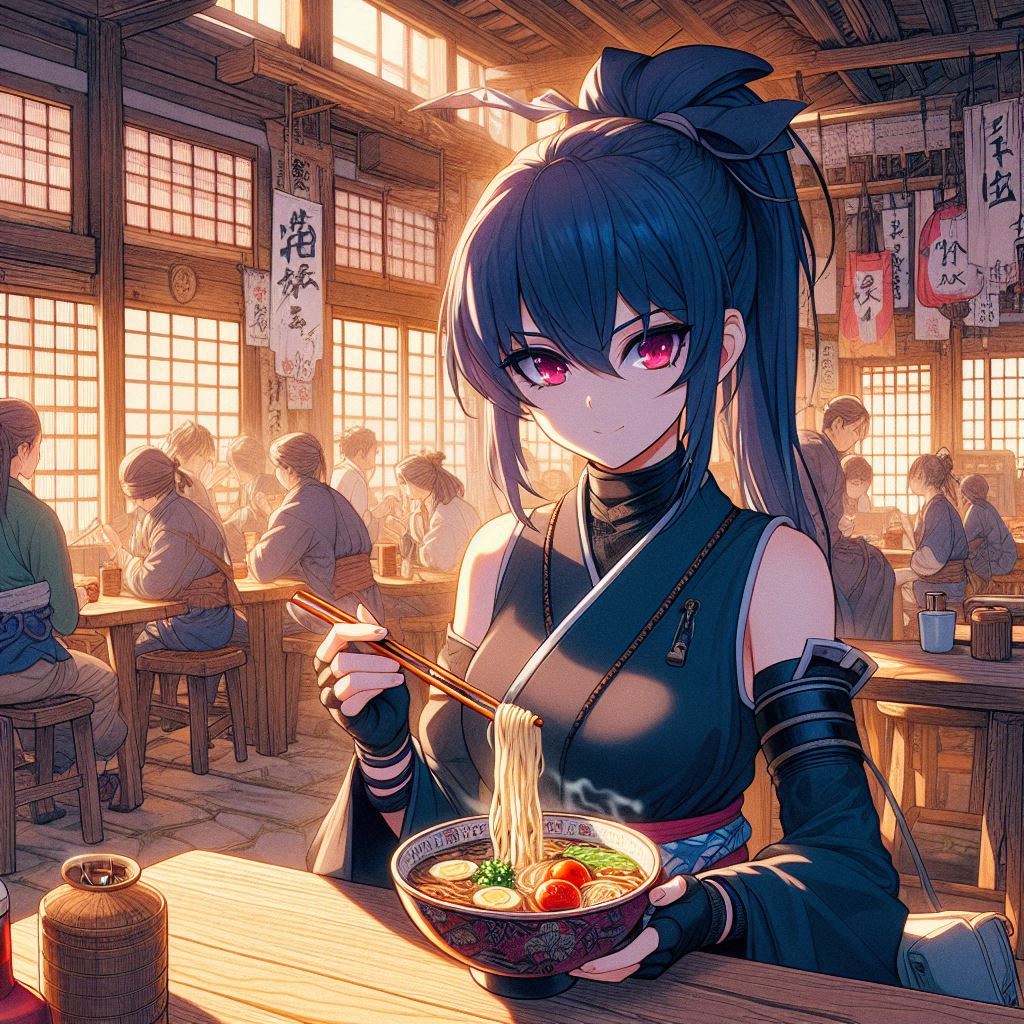 Letting my guard down for a moment to enjoy the usual flavors