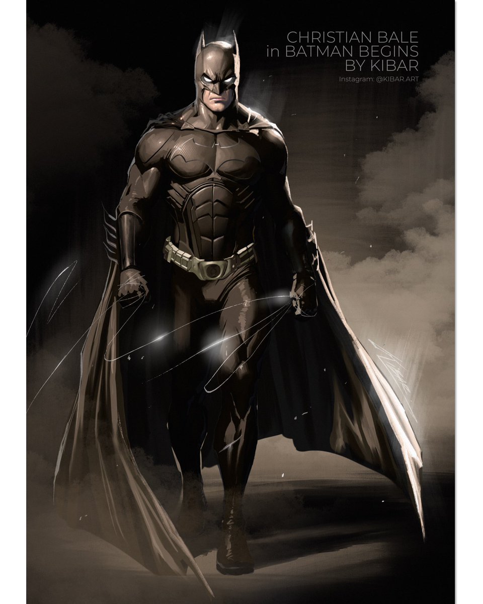 kibar_art's tweet image. Christian Bale turns 52. And his suit in #BatmanBegins is my favorite suits ever. Hope I did it justice.

Which one should I tackle next?

#TheDarkKnight #ChristopherNolan @DCOfficial @dcfranceoff @warnerbrosfr @warnerbros @hbomax @HBOMaxFR