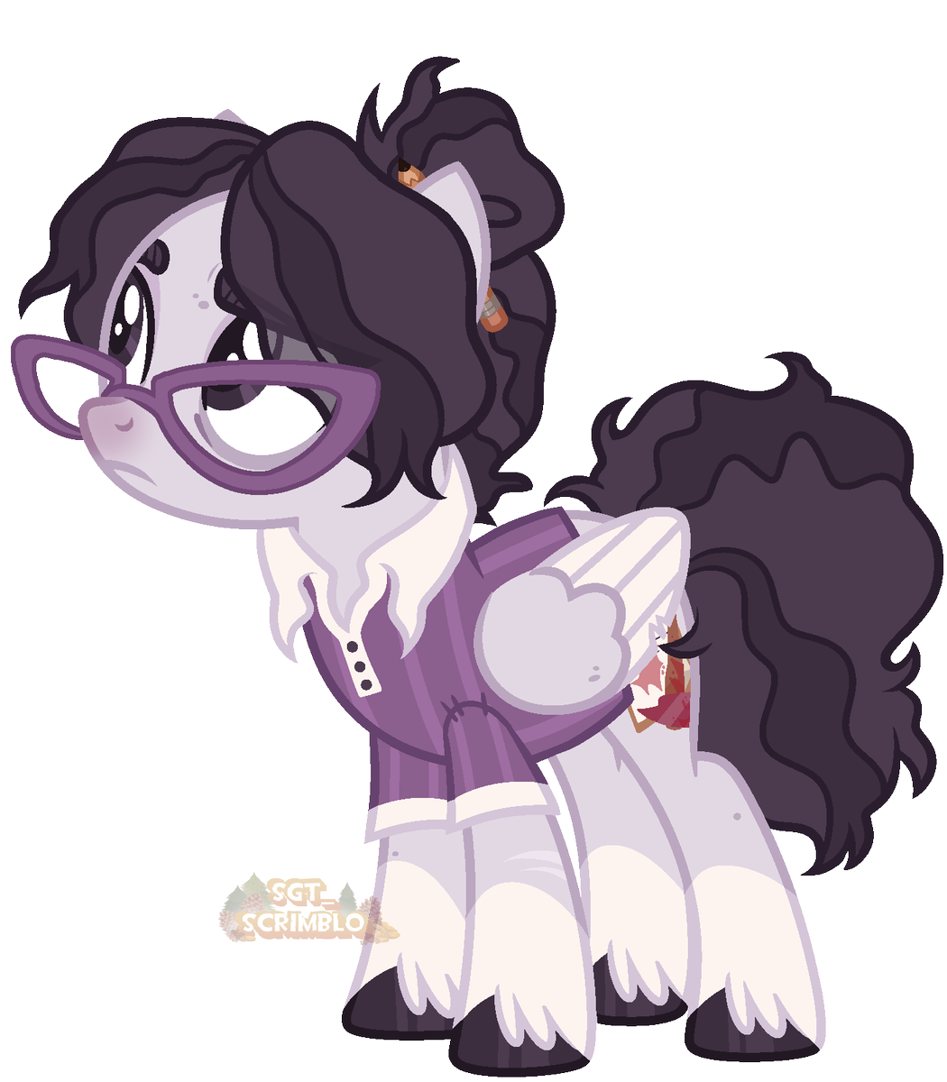 Sgt_Scrimblo's tweet photo. i'll be real i have literally been drawing ONLY ponies in a few discord servers for a lil while... but i WILL share this one cause it's miss pauling and i love her https://t.co/7Z52e29hFZ