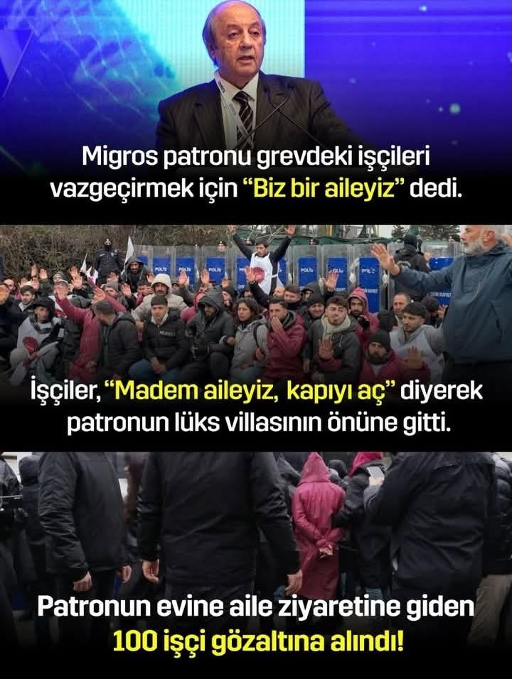 İki sınıf vardır: Burjuvazi ve emekçiler. Bunların uzlaşması mümkün değildir.