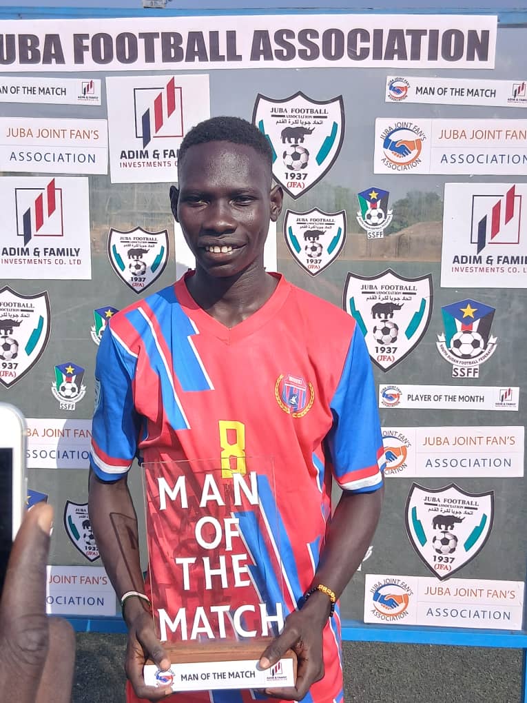 James Kenneth was voted man of the match in today's game against Gudele Football Club GFC  by Juba Joint fan Association for his outstanding performance 🐍🐍💙❤️.
Gudele FC Juba1️⃣-5️⃣ Munuki SC