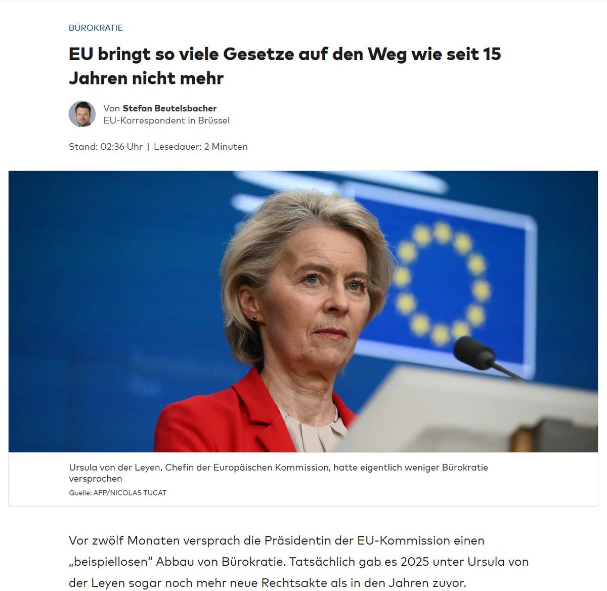 🇬🇧🇺🇸🇨🇦 EU introduces more legislation than in last 15 years!
12 months ago, the President of the European Commission promised an “unprecedented” reduction in bureaucracy. In fact, under Ursula #vonderLeyen, there were even more new legislative acts in 2025 than in previous years.