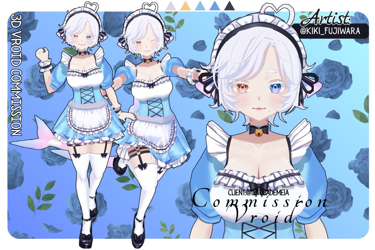 Kiki_Fujiwara's tweet image. ― Commissions OPEN 
Hi everyone! I’ve just opened a position for a 3D designer. If you’re interested, contact me via DM! (0/2)

#VGen #commsopen #commissionsopen #3D #VRoid