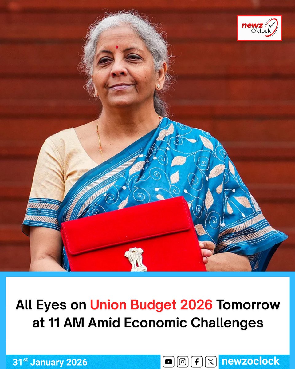 UNION BUDGET 2026 is to be present Tommorow 11am by Finance Minister <a href="/nsitharaman/">Nirmala Sitharaman</a> Amid the ongoing economic challenges in the world. It will be exciting to watch how this budget responds to all the challenges #Budget2026