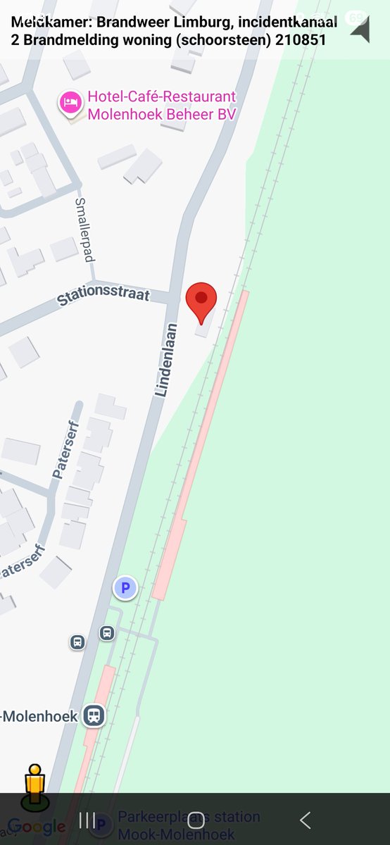 Brandmelding woning (schoorsteen) in Molenhoek