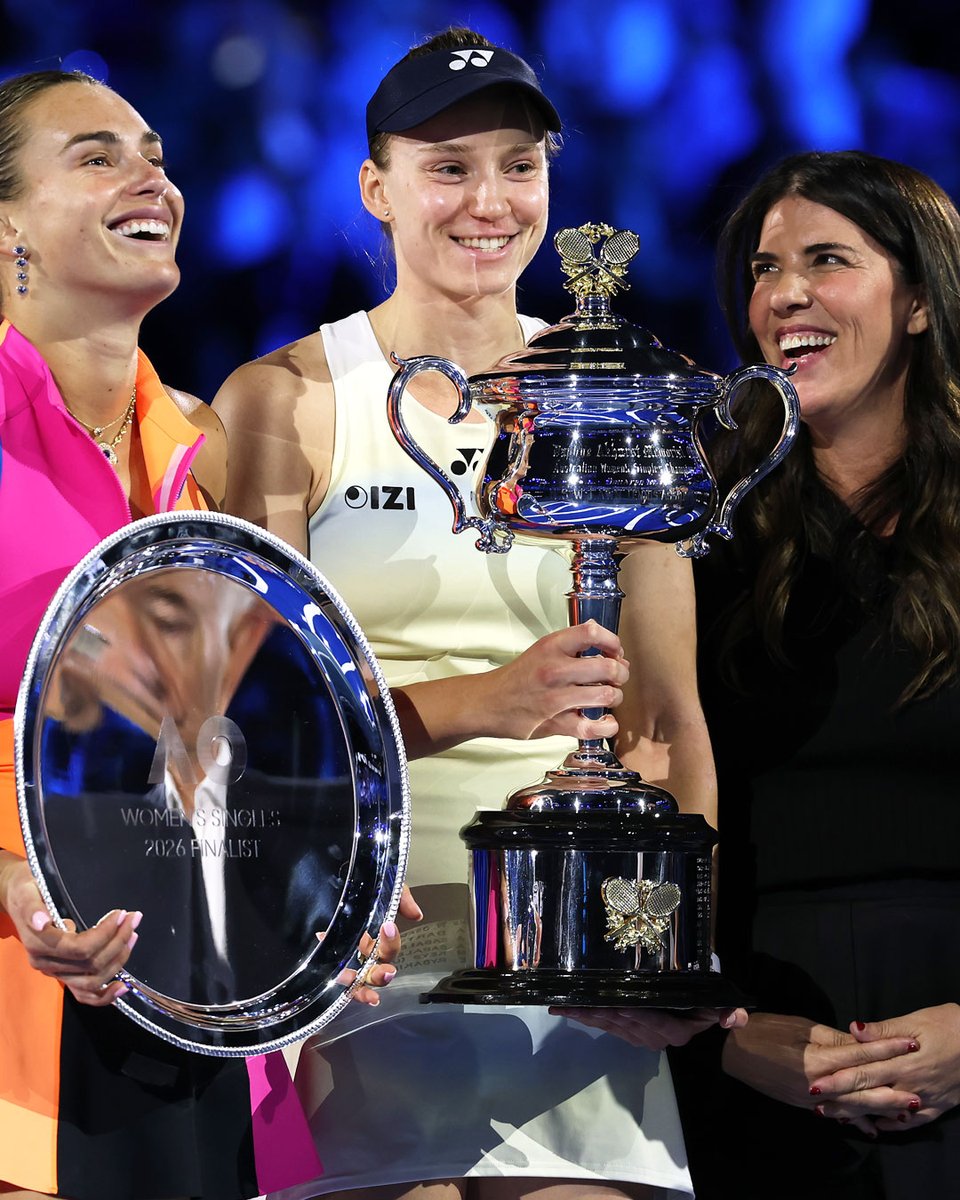AustralianOpen's tweet photo. A legend returns 😍

How good to have @JenCapriati back on the 25th anniversary of her first Australian Open title 🏆

#AO26 https://t.co/Gh25ysuu53