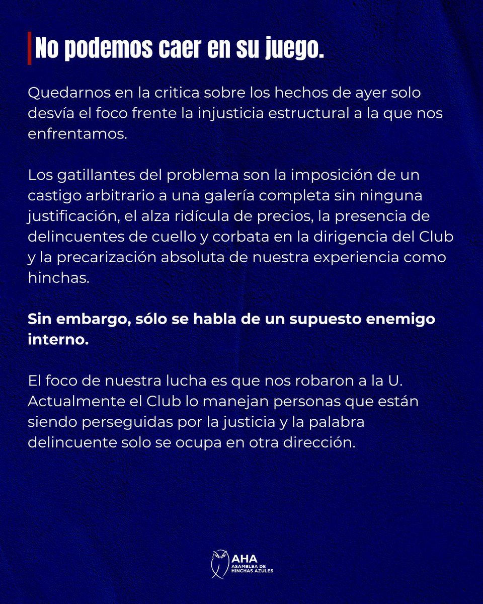 Asociación Hinchas Azules tweet media
