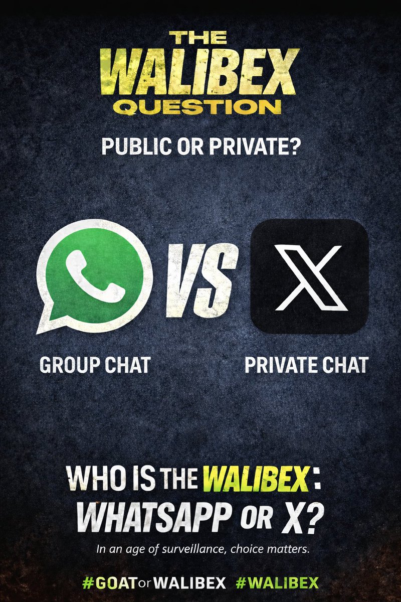 Public or private?

Choose wisely.