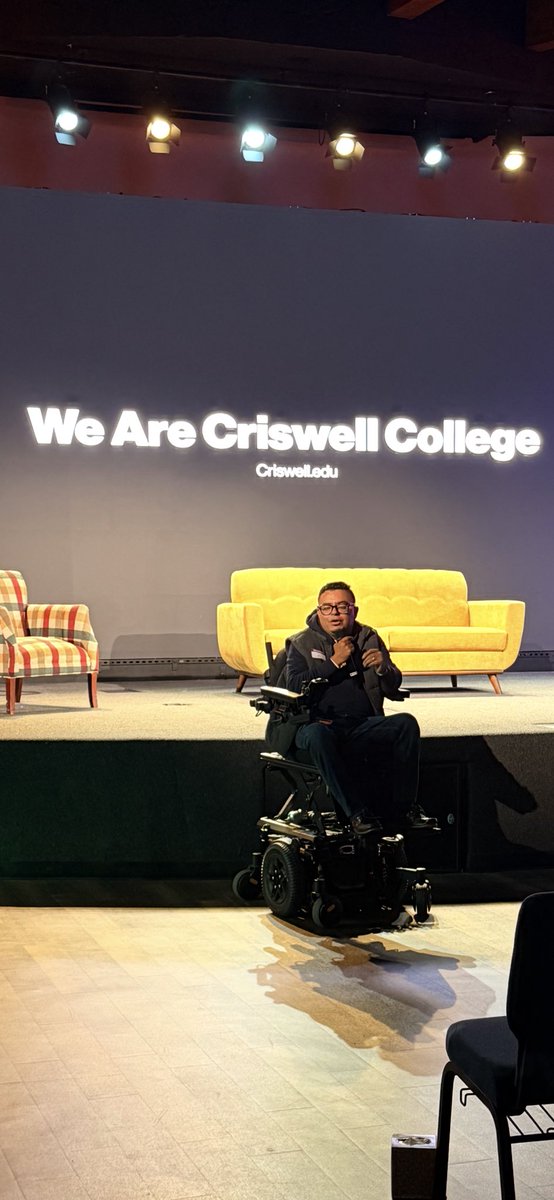 Luis__Juarez's tweet photo. Thank you, Pastor Hugo Martinez for the invitation to share with students about academic opportunities at @CriswellCollege . https://t.co/yzMZR6bLrb