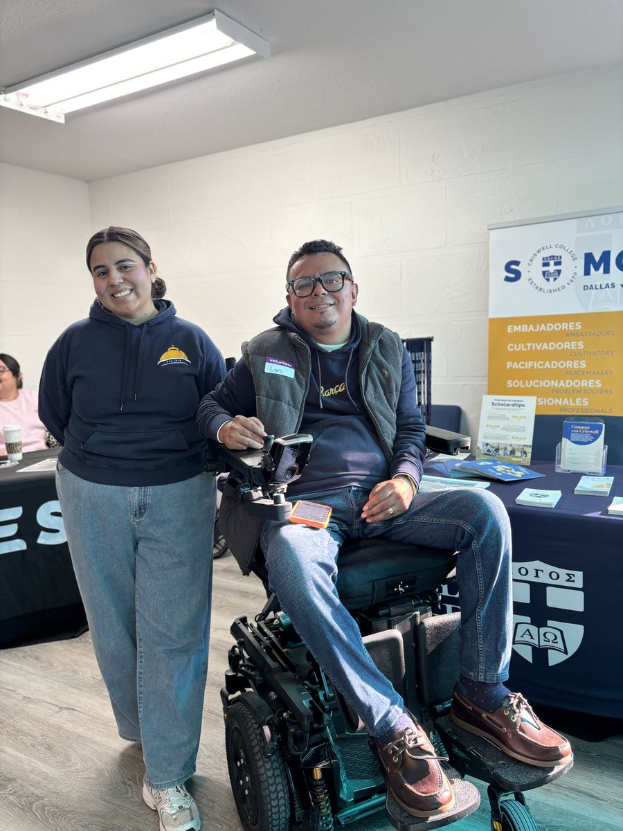 Thank you, Pastor Hugo Martinez for the invitation to share with students about academic opportunities at <a href="/CriswellCollege/">Criswell College</a> .