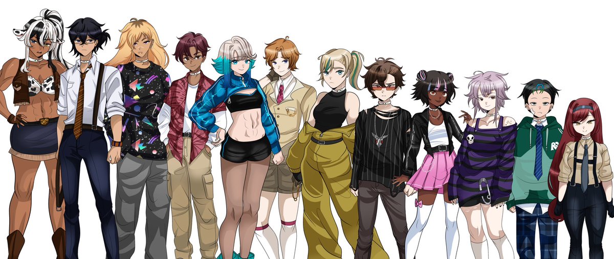 [Repost because of error]

🧠🔐| Updated Character sprites!