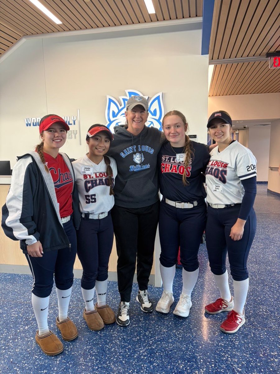 2028’s - <a href="/KennadiBoulware/">Kennadi Boulware</a>, <a href="/samaespiritu/">Sam Espiritu 2028</a>, <a href="/chloedyer2028/">Chloe Dyer</a> and <a href="/NHouse2028/">Natalie House</a> had an amazing time at the <a href="/SLUSoftball/">SLU Softball</a> winter camp!!! #stlchaos