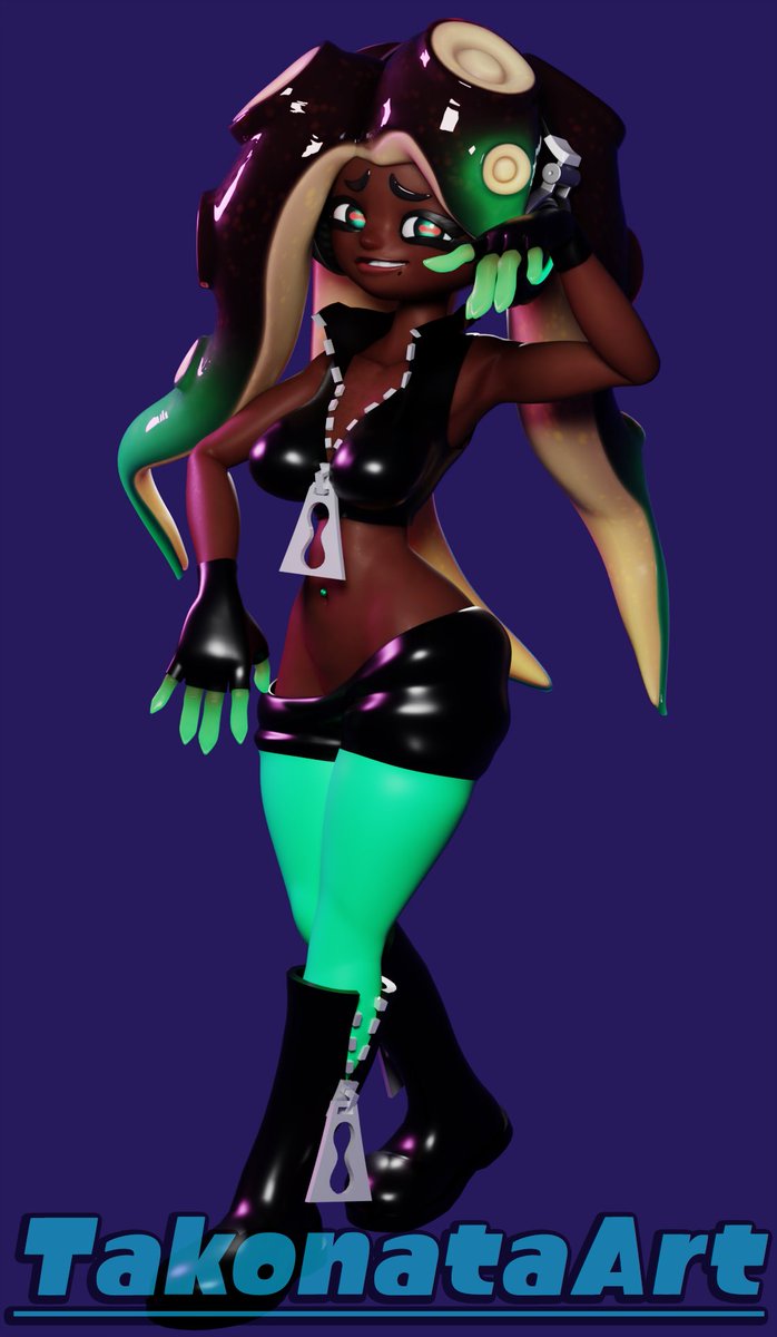 TakonataArt's tweet image. I have ported @Octostash's SFM Marina's idol outfit to the blender version of the model, grab it here! Nobody did it yet so I did it myself.
Marina by wo262
SFM version of the outfit by @Octostash 
Outfit ported to blender by @TakonataArt
smutba.se/project/eb48bc…