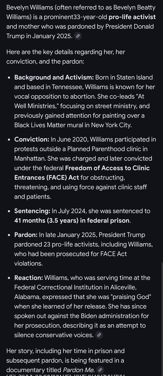 kd_6161's tweet photo. Does anyone remember Bevelyn Williams? She was arrested under the FACE Act for protesting OUTSIDE a Planned Parenthood, NOT INSIDE. She went to Federal prison! https://t.co/L9HUHmIc89
