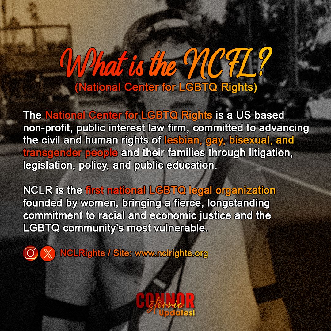 CONNOR STORRIE’S BIRTHDAY PROJECT

For Connor’s 26th birthday, we are organizing a fundraiser in his honor! The chosen charity is the National Center for LGBTQ Rights (<a href="/NCLRights/">NCLR – National Center for LGBTQ Rights</a>), a US based legal organization committed to advancing the civil and human rights of lesbian, gay,