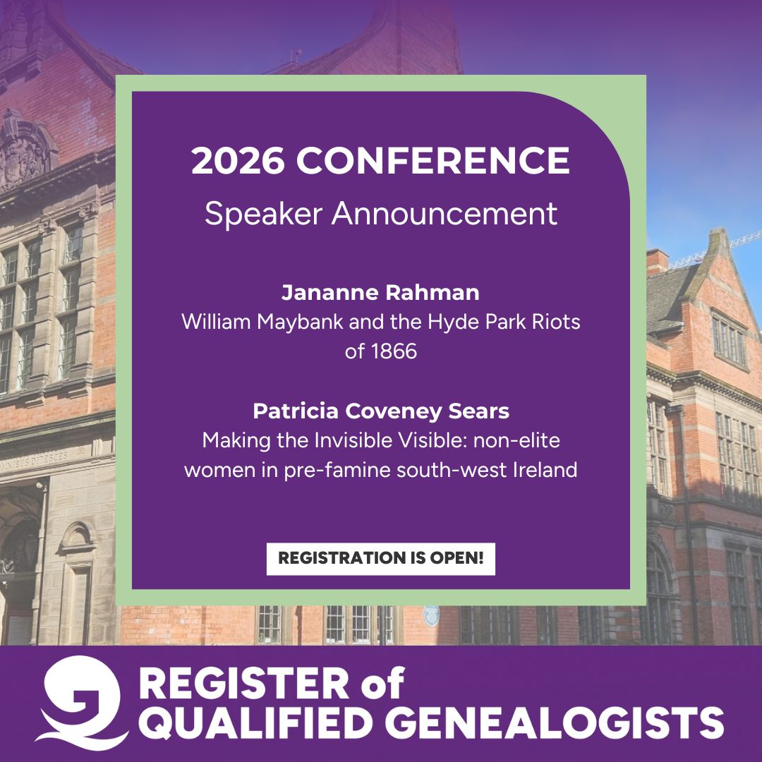 Register of Qualified Genealogists tweet media