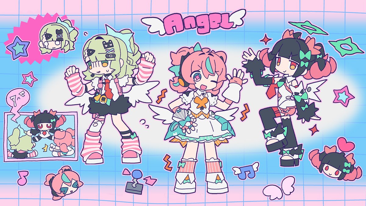 🎧
우가 요즘 내 춤이 많이 늘었다면서 기념으로 우리 셋이 연습하는 모습을 「그림」으로 남겼대. 헤헤… 역시 노력은 배신하지 않는다니까!
아리아도 우가 그린 그림이 정말 마음에 들었는지, 아까 엄청 열심히 위에 스티커를 붙이고 있더라고!
어디 한번 볼까…

——응, 우의 그림 실력은 여전하네!