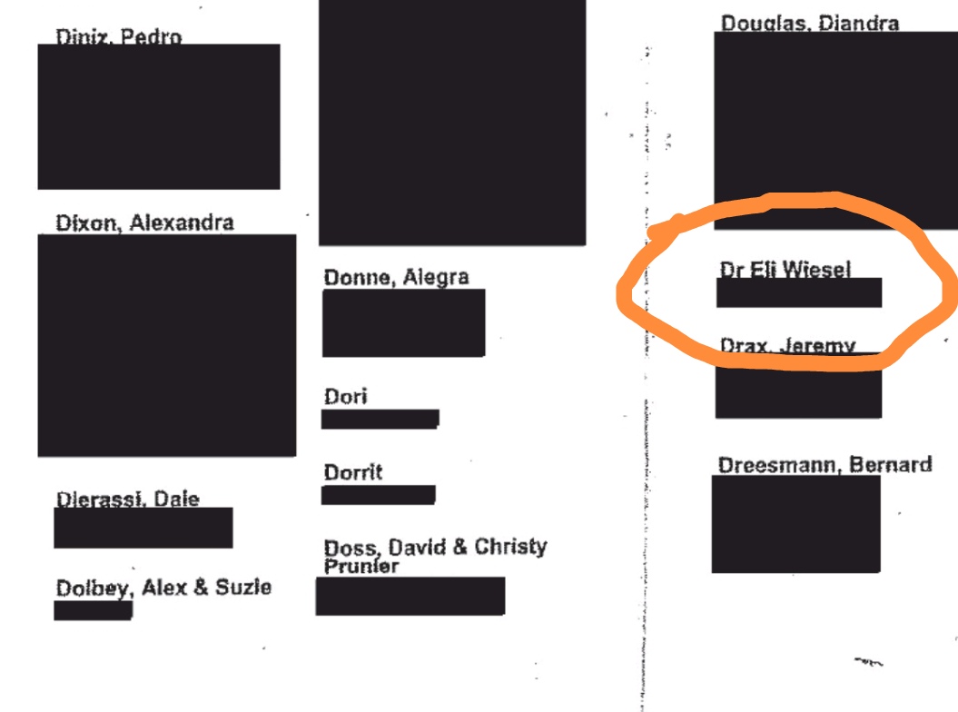 Pa mi među Epštajnovom klijentelom imamo i dobitnike Nobelove nagrade za mir i hardkor zagovornike holokausta i šest milijooonaaaa 😃