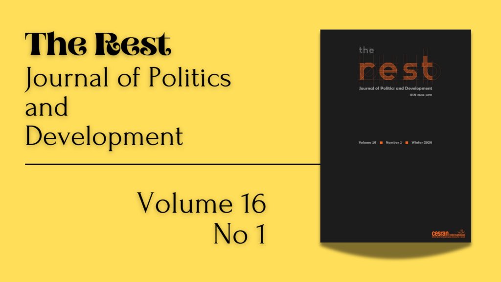 OzgurTufekci's tweet image. 🎓 New Issue Announcement

We are delighted to share the release of the 31st issue of The Rest: Journal of Politics and Development.

This issue reflects our ongoing commitment to:
✔ High-quality peer review
✔ International scholarly dialogue
✔ Open-access academic publishing…
