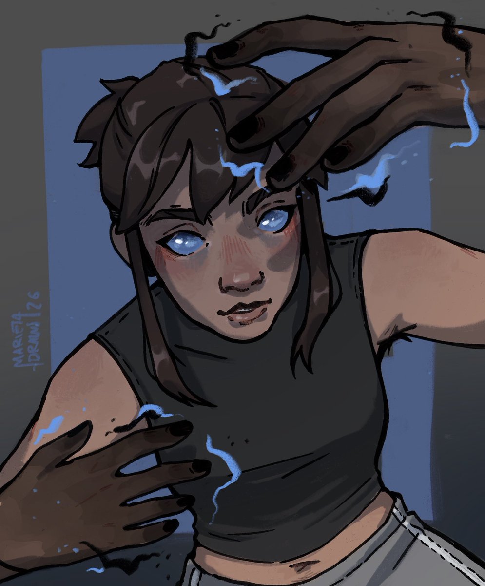 Mi oc Alba! 💙🖤