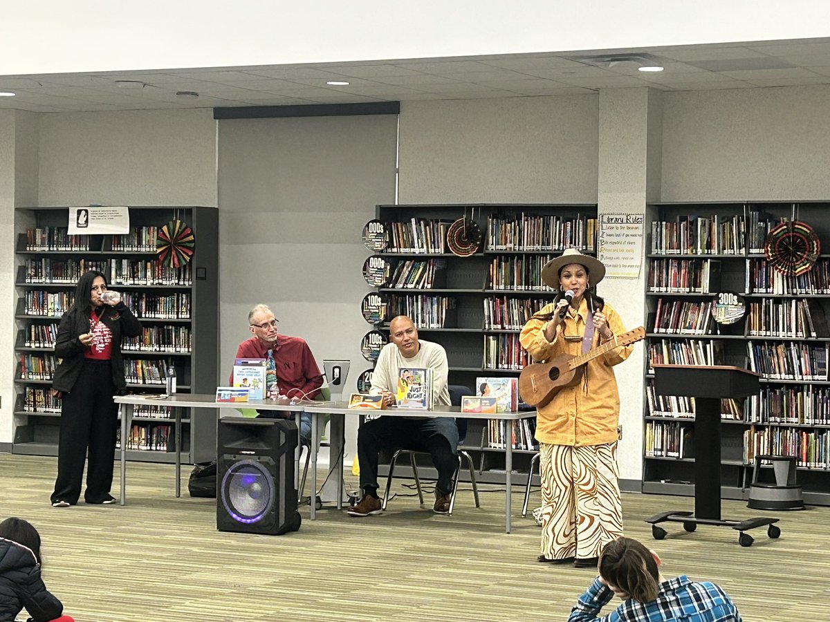 mtwilliamsEdD's tweet photo. The authors at @BookwormHouston are AMAZING! 💫 This is Ms. Sonia De Los Santos! Her music, her energy, her joy—everything about her had the kids smiling, singing, and fully engaged.
The kids loved her, and so did we. Moments like these are what make Bookworm so special! 💛 https://t.co/QzW8kne8Ow