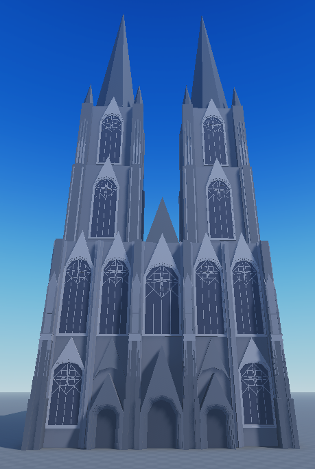 HeitorA91's tweet photo. doing a cathedral :3c #RobloxDev #ROBLOX https://t.co/E8Ueqzjysf
