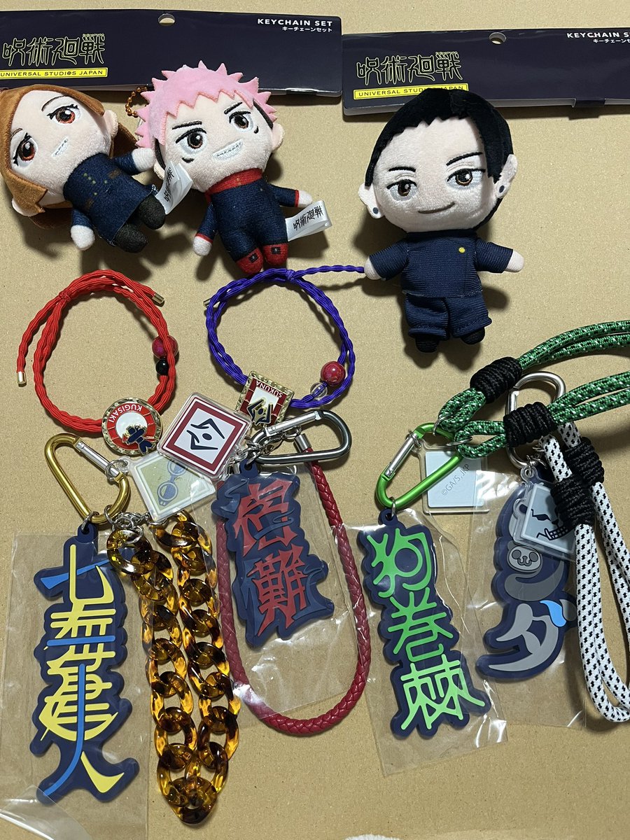 USJ ユニバ 呪術廻戦 コレクタブルアクリルペンスタンド キーチェーン