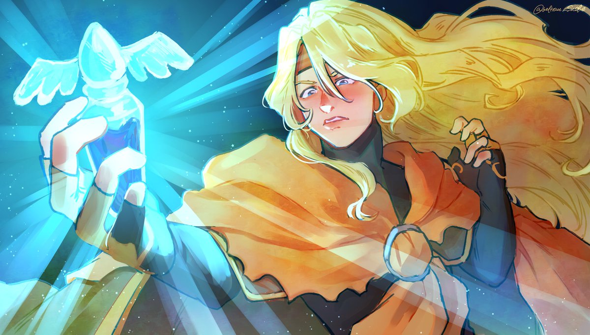 The time is now! Tales of Phantasia Cross Edition is now available in English and with optional 60 fps battles! This project was only made possible thanks to mziab and the people at Phantasian Productions. To celebrate, here's some art by <a href="/beltran_sadie/">Mine || 2ha Big Bang 🥰</a>. All relevant links below.