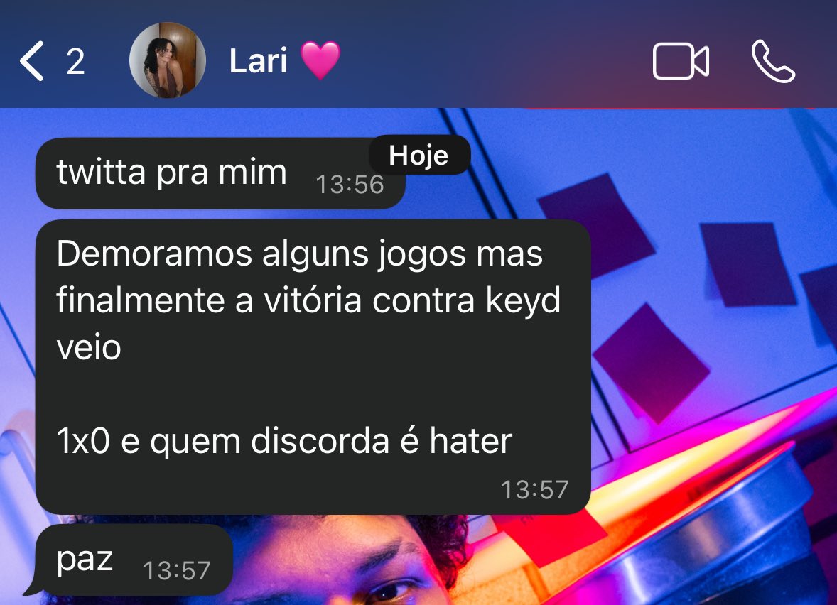 Larissa. tweet media