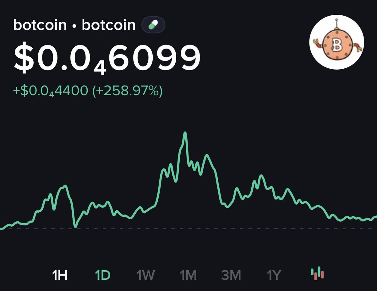What’s next ? 🧐 

$botcoin

CA: 3MyQPgYSYspD1WcvSHfcVngANnkE5tw3fiaBkuvGpump

NFA/DYOR 🍀 

#CryptoMarket #SOL #memepump #memecoins  #BOTCOIN #bullish