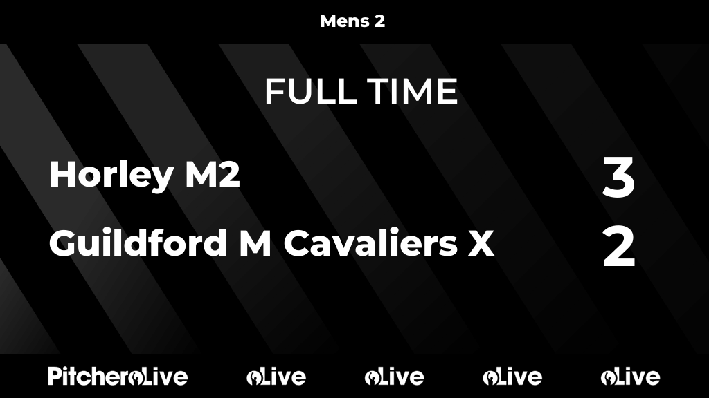 FULL TIME: Horley M2 3 - 2 Guildford M Cavaliers X
#HORGUI #Pitchero
horleyhockeyclub.co.uk/teams/132645/m…