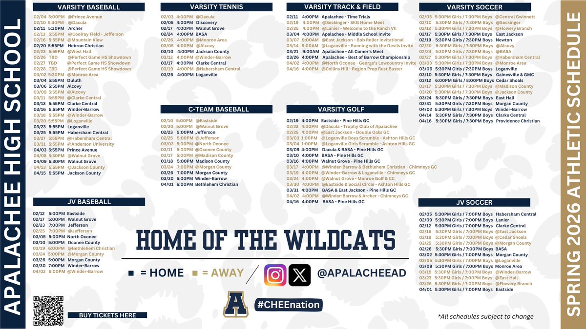 Apalachee Athletics tweet media