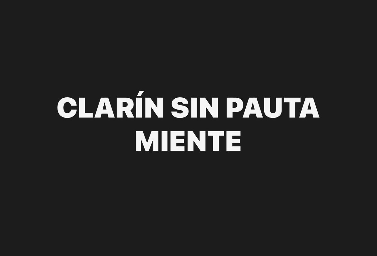 ldacos1's tweet photo. Medios, poder y conspiración

1- Desde que se eliminó la pauta oficial, Clarín —y otros medios como La Nación, con mayor disimulo— endurecieron sin pudor su línea editorial contra el gobierno.

2- Abandonaron el análisis para instalar confrontación permanente, exageración y climas de inestabilidad. No informan: condicionan.

3- No es periodismo crítico ni control republicano del poder: es una operación de desgaste político.

4- En paralelo, se consolida una conspiración —tácita para algunos, explícita para otros— entre medios sin pauta y falsos opositores al sistema corrupto crónico que dicen combatir.

5- A ese entramado se suman políticos funcionales y aspirantes, verdaderos idiotas útiles, que sueñan con integrar esa nueva oligarquía de privilegios e impunidad.

6- No hay casualidades: cuando se tocan los intereses, los alineamientos se ordenan.

7- Leer con espíritu crítico hoy no es opcional: es defensa cívica.

8-  @JMilei con su proyecto de país para todos los argentinos, es el grano en el orto que el sistema no puede arrancarse.
Va contra todo el entramado de decadencia terminal que imperó durante décadas.
Por eso lo atacan.
Por eso no se rinden.
Y por eso esta vez no vuelven.