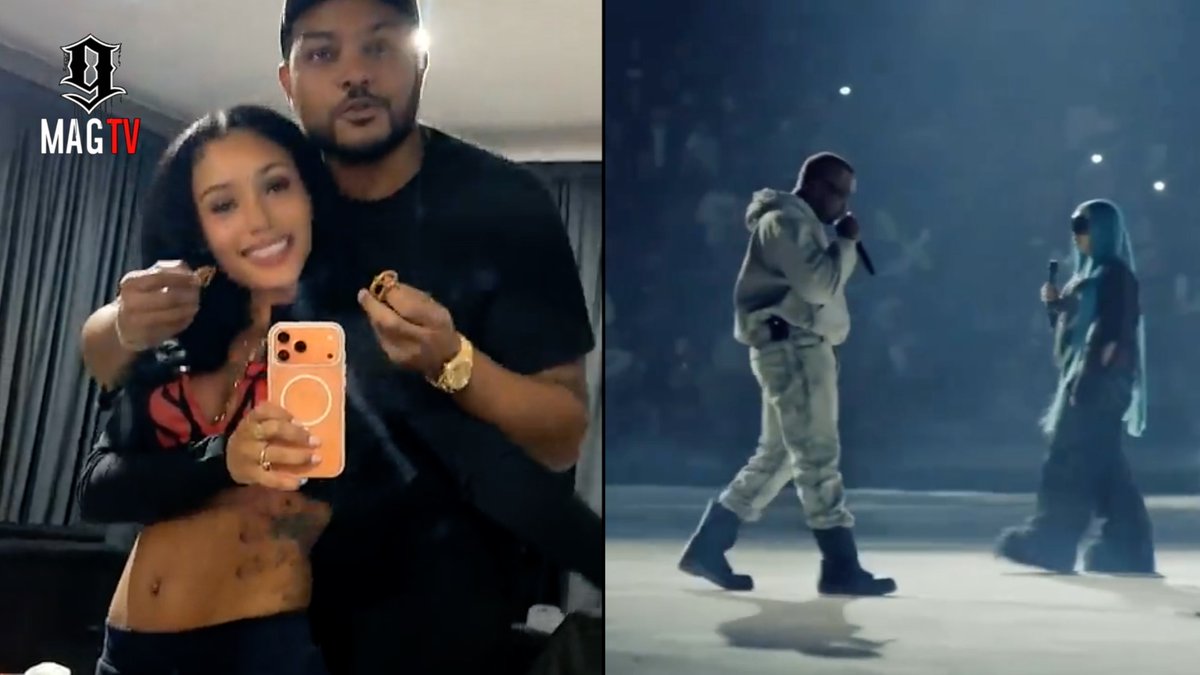BlackInkChi's tweet image. SEE VIDEO HERE: youtu.be/jroxZGYJkL0

"Ready To Get Married" Justin LaBoy &amp;amp; Coi Leray Go Backstage At Kanye West's Mexico Concert! 😍

#justinlaboy #coileray #kanyewest