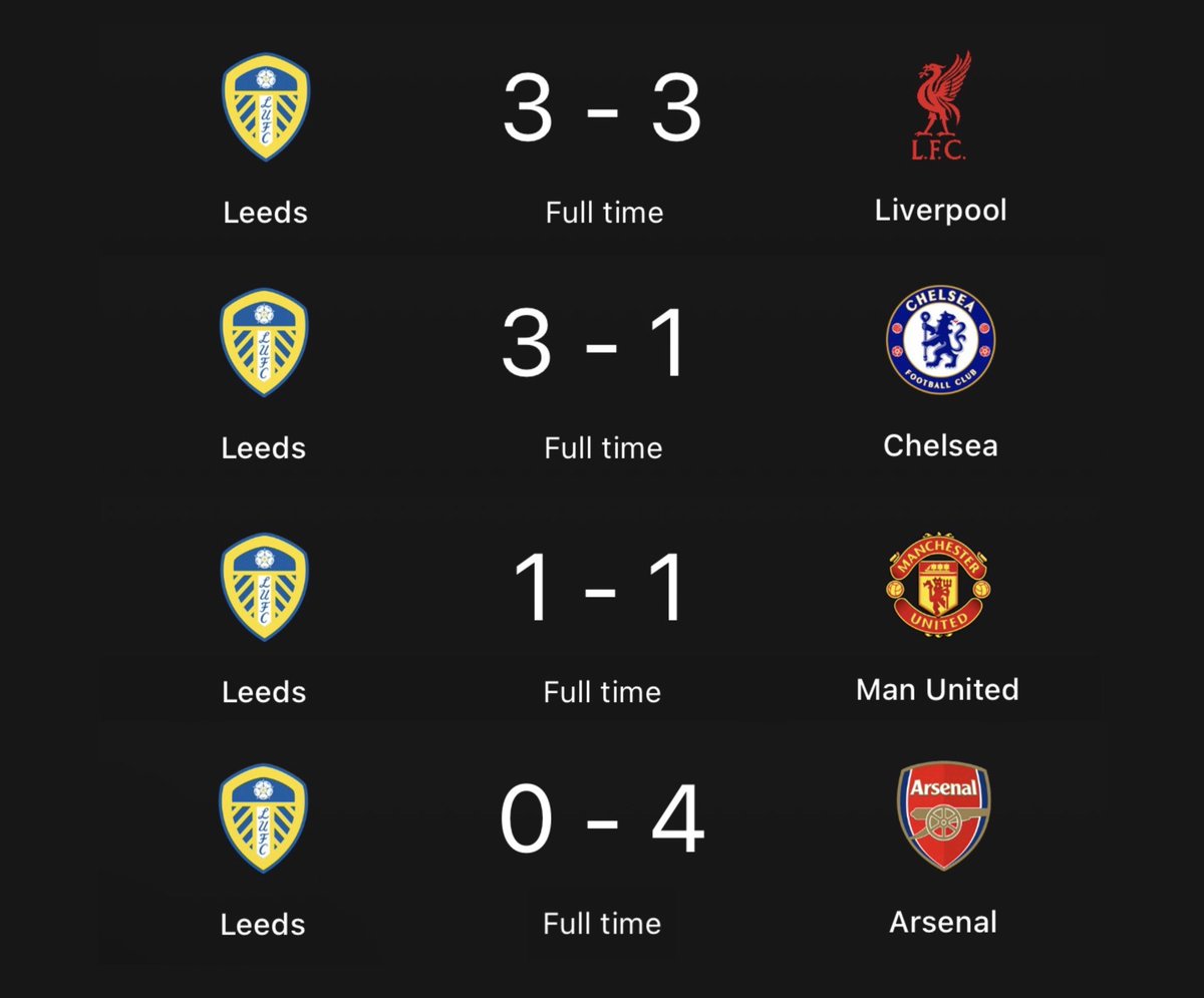 adesinaOG's tweet image. Now they're saying 'its just Leeds'. 😂