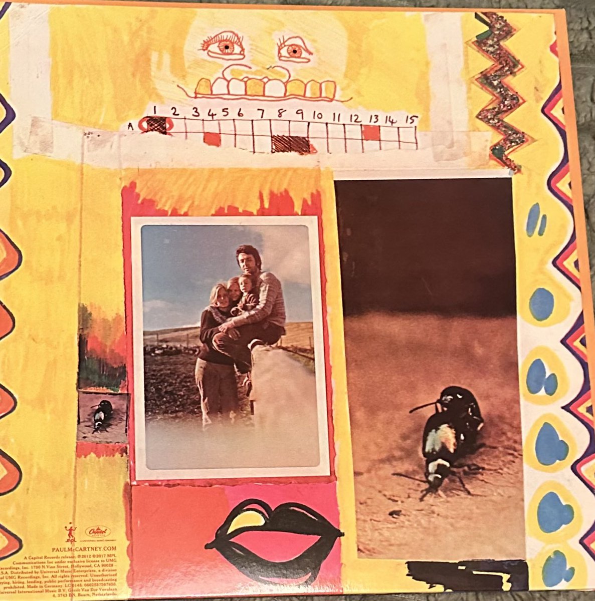 rockstarroyco's tweet image. So #Thoughtful of Paul to include a picture of him and John on the back of the RAM cover ❤️😊