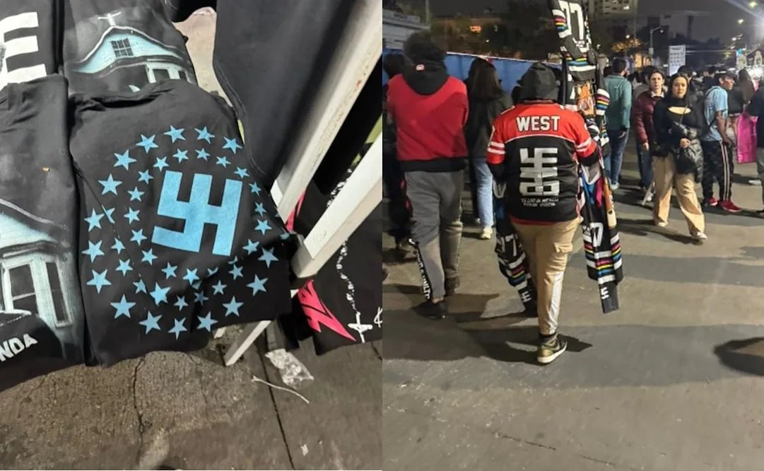 Caos total... y además vendiendo artículos con simbología nazi...