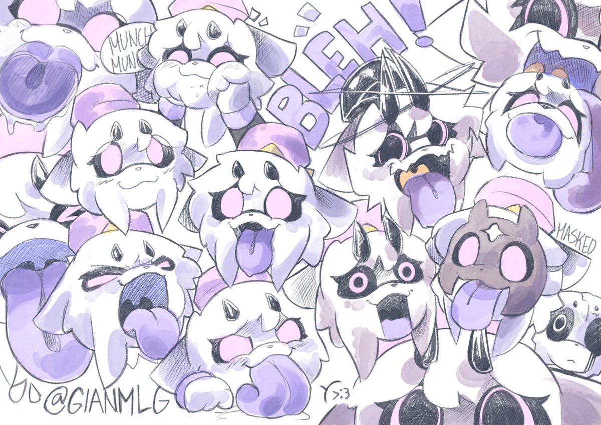 doodles I made for testing some brushes !!

The Lankas are plentiful,,
