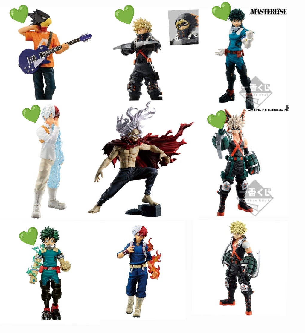 交換】一番くじ 僕のヒーローアカデミア 進撃の巨人 ハンターハンター