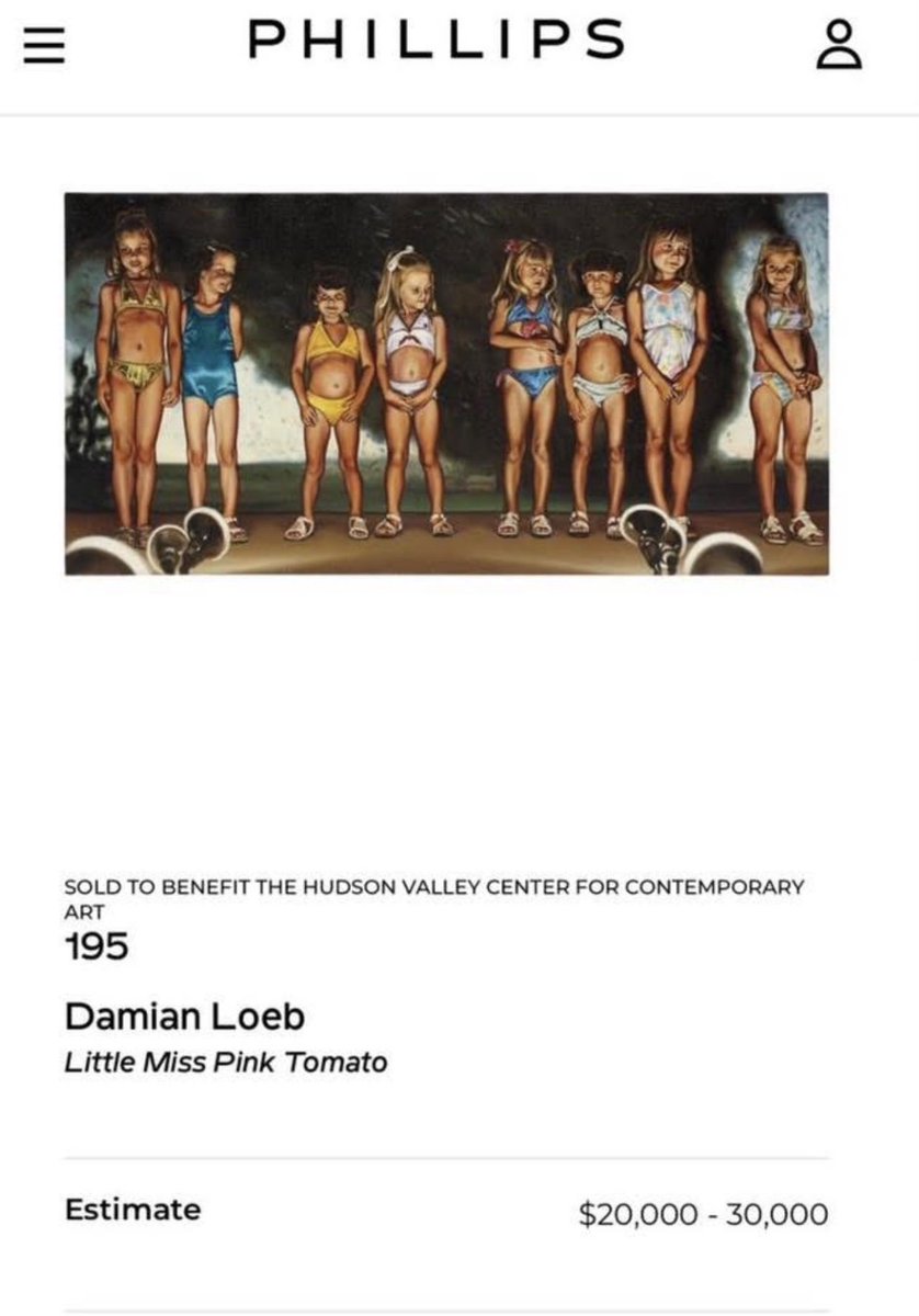StoriesBySammi's tweet photo. Painting from Epstein’s New York House. He mocked his targets (and the world) through his art collection. 

He displayed one of the pipelines in plain sight — girls on a stage, seemingly being judged in a swimwear competition.

He didn’t think anyone would out the messages together.
But he was wrong.

Survivors of Epstein describe seeing the painting when they were being abused by him. #DemsUnited
