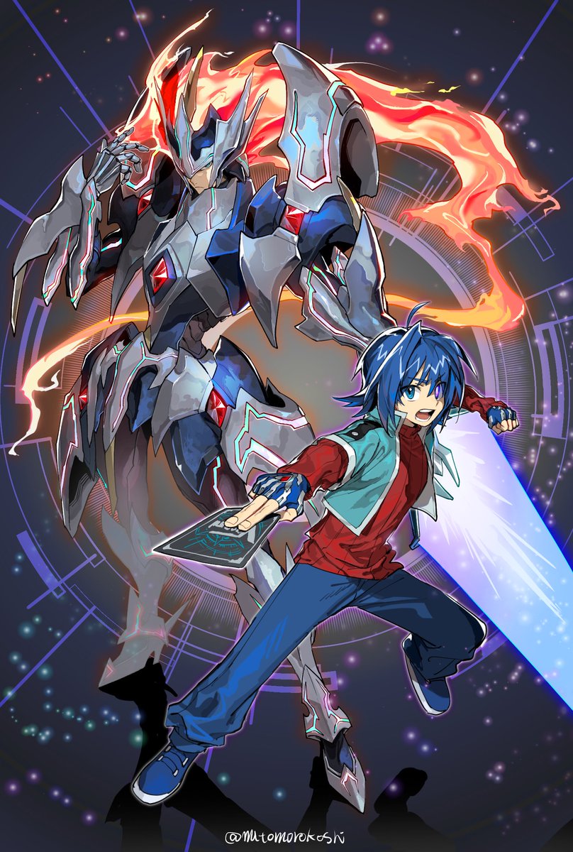 mutomorokoshi's tweet image. アイチとマジェスティ・ロードブラスター