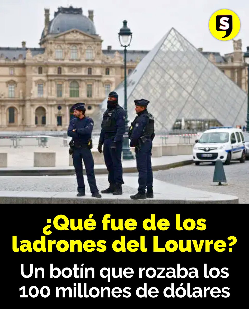 SubrayadoM's tweet image. 🇫🇷💎Cuatro minutos, 100 millones de dólares y un museo en shock

El robo al #Louvre dejó joyas imperiales desaparecidas y a #París buscando respuestas. Los sospechosos ya están detenidos, pero el botín sigue sin aparecer. 

#SubrayadoMx #SoloLoImportante